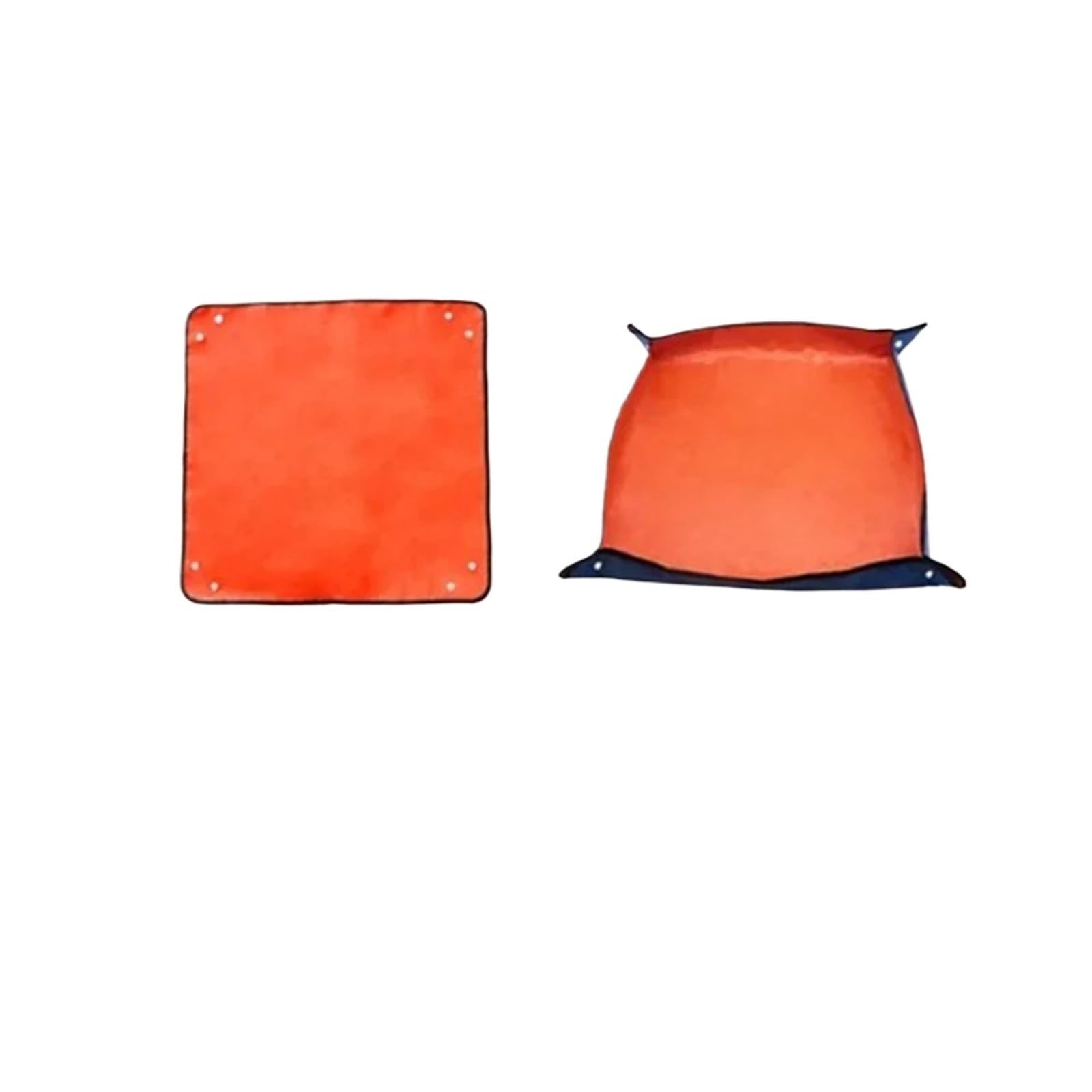 HUWOYG 2PCS Home Gardening Supplies Planting Mat Potting Reusable Transplanting Waterproof Folding Plant Accessories For Indoor Garden(Orange,66x66cm)