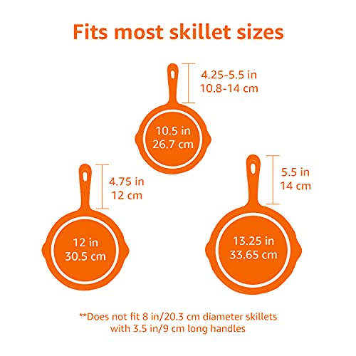 Amazon Basics Silicone Hot Skillet Handle Cover Holder, Blue #TOP6