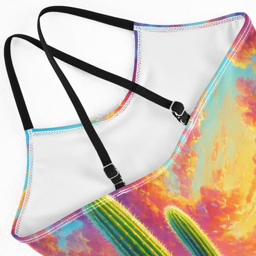 Cactus Desert Sunset Swimsuit for Girls Bathing Suit One Piece Swimsuits Summer Beach Swimwear4