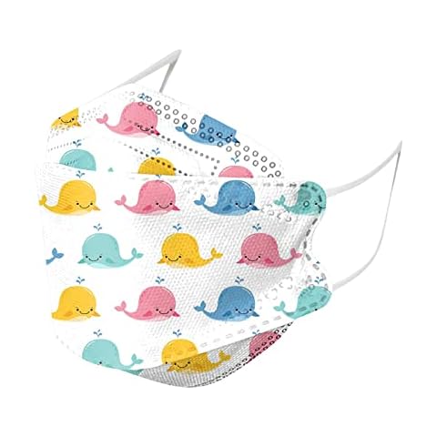 Z-MENG 50PCS Cute Face_Cloth_Mask Protection Bandanas Children Cover