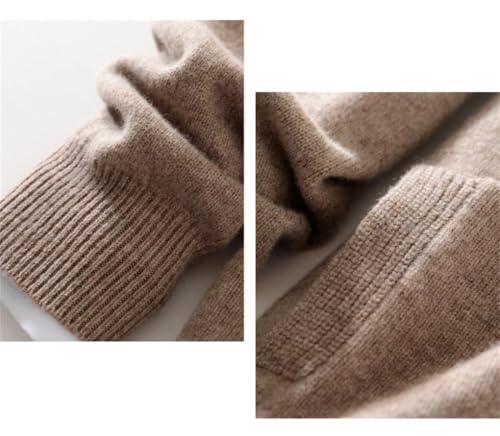 Wool Sweater Men's Hooded Zipper Cardigan Business Casual Knitted Solid Color Long Sleeved Top3