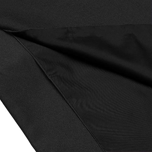 KYOETSU Women's Washable Lined Kimono Awase (Medium, Black) - Thumbnail 7