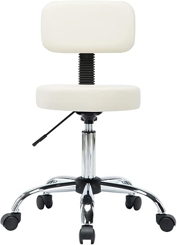 Miniatura 4 de Naomi Home Unleash Your Creativity with Mara Drafting Shop Stool with Backrest Comfortable & Inspiring Workspace, Ergonomic Design, Mobility, Faux