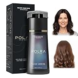 EverHaar-Sofort-Farbshampoo Graue Haarfärbe Shampoo Mit Pflegeölen Für Schnelle Farbauffrischung (Schwarz,200ml)