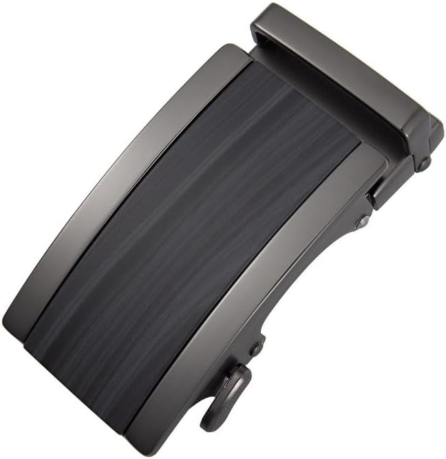 The Men's Leather Strap Buckle Automatically Metal Waist Belt