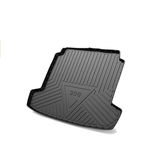 Tapis de coffre antidérapant Peugeot 308 : protection étanche et robuste contre les salissures