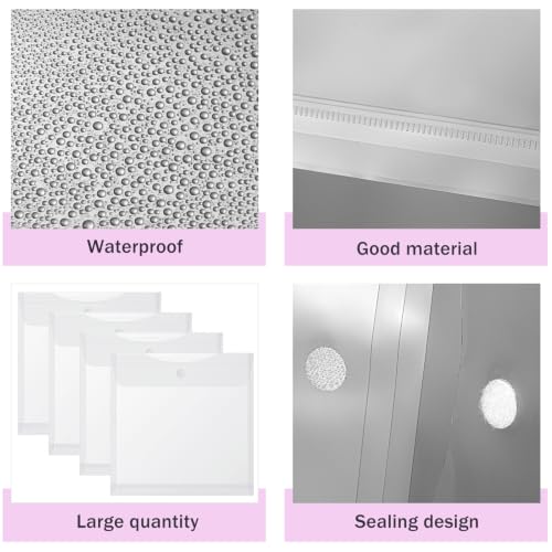 Image of Henoyso 36 Pcs 6 x 6 Inch Scrapbook Paper Storage Organizer, 1 Inch Thick