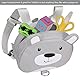 Bebamour Tier-Kleinkind-Rucksack mit Sicherheitszügeln, Mini-Tasche mit Sicherheitsleine für Kinder, tragbarer Rucksack