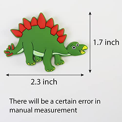 Imanes de dinosaurio para nevera, pack 12 piezas miniatura 2