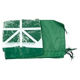 Pavillon-Seitenwand, Carport-Gehegewand, Partyzelt-Seitenwand, Outdoor-Unterschlupfabdeckung, Hochzeitsfestzelt, strapazierfähige Plane, Regen Wind (grün)