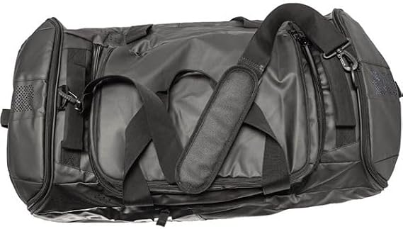 Ocelot Pro Gear Duffle Bag - Essential Duffle Bag for Travel, Heavy Duty Duffle Bag for Camping Gear, Motorcycle Gear, Gym Gear, and Travel Gear - Duffle Bag for Men and Women - Black