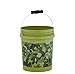 5-Gallon Camouflage Utility Bucket with Foam Grip – Heavy-Duty Plastic for Outdoor and General Use
