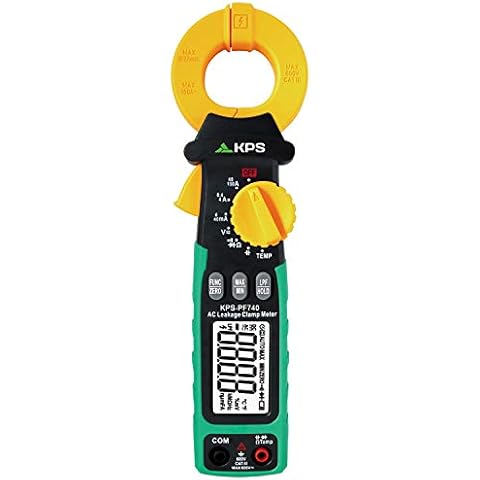 KPS -PF740 TRMS AC Max 150A, 4000 Counts, AC/DC Voltage 600V, AC Current 150A, Resistance 40MΩ, Capacity 40μF and Temperature, Cat III 600V Cover