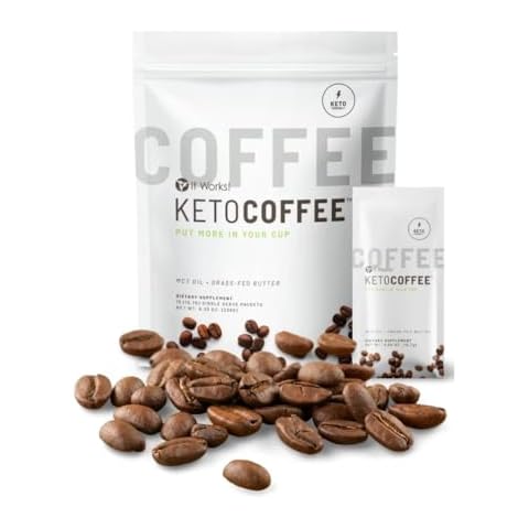 It Works! Keto Coffee Drink for Sustained Energy, Focus, and Weight Loss Support - Cravings Crusher and Supports Ketogenic Lifestyle with Grass-Fed Butter and Collagen Peptides Cover