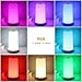 GEMWON Table Lamp, Touch Sensor Bedside Lamp with Dimmable 2800K-6500K Warm White Light & RGB Color Changing, Modern LED Desk Lamp for Living Room, Bedroom, Office