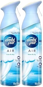 Ambi Pur Air Effects Linen and Sky Air Freshener Spray,