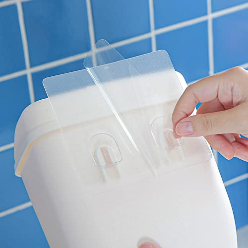 Caneca de basura rectangular para pared miniatura 6