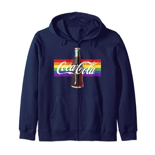 Coca-Cola Pride Rainbow Panel Bottle Logo Sudadera con Capucha