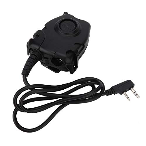 K Head Walkie Talkie Earphone PTT Adapter Head Cable Fits For H-777, R888s Plus, RT-5R,RT-5RV, RT1, RT2, RT5 For Kenwood KPG/HK/TK For BAOFENG For POFUNG For HYT For PUXING For QUSHENG etc