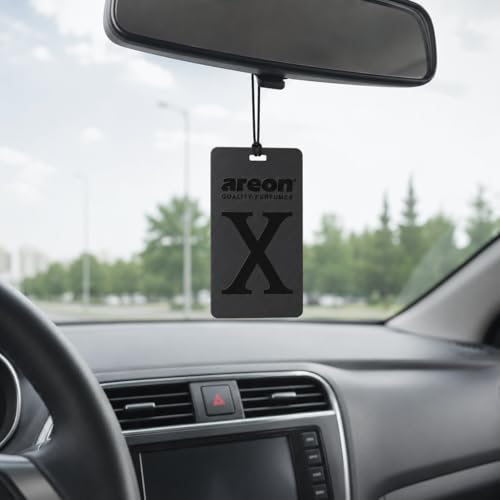 Image of REON X Version Black Crystal Hanging Best Car Air Freshener - Long Lasting Scent for Car or Home - Long Lasting, Fresh, Luxurious Scent