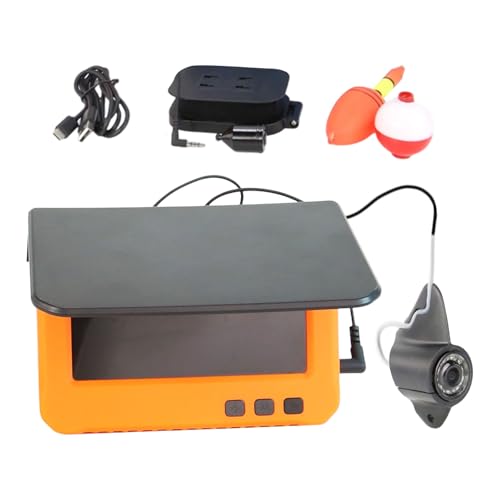 Monitor LCD profesional de 4.3 pulgadas, buscador de peces, cámara de pesca subacuática con cable de 98 pies para lago de hielo, lago y pesca en hielo