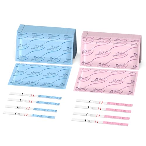 Image of Easy@Home Ovulation and Pregnancy Test Kit: 25 LH Ovulation Test Strips and 20 HCG Pregnancy Test Strips Powered by Premom App for Women Trying to Conceive