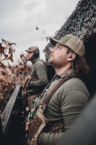 First Lite Men's Kiln Quarter-Zip - Merino Wool Midweight Camo Hunting Base Layer 6