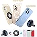 EZTOMUXE Magnetic Wireless Charging Phone Holder with 20mm Ball Mount for MagSafe, Metal 20mm Ball for MagSafe Charger Compatible with Bulletpoint Mounting Solutions