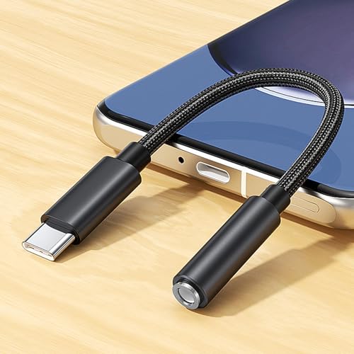 Cable adaptador Tipo C a Jack 3.5mm miniatura 5