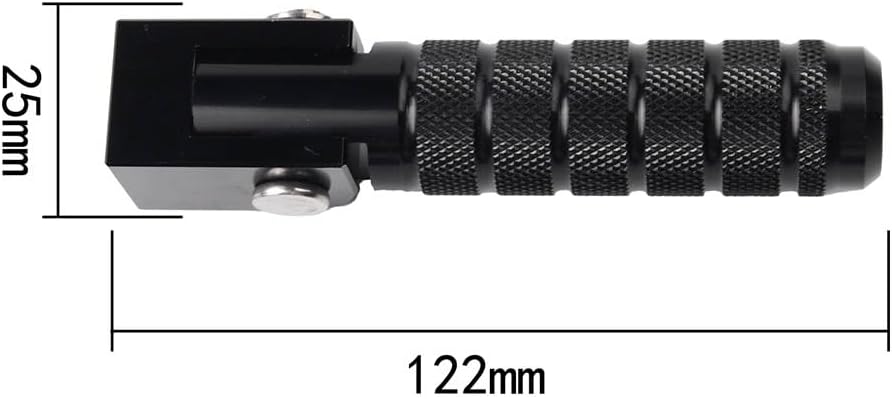 Motorcycle Footrests Motorcycle Accessories Front Foot Pegs Pedals Footrests Folding Footpegs Foot Rest Clamps for TRK 800