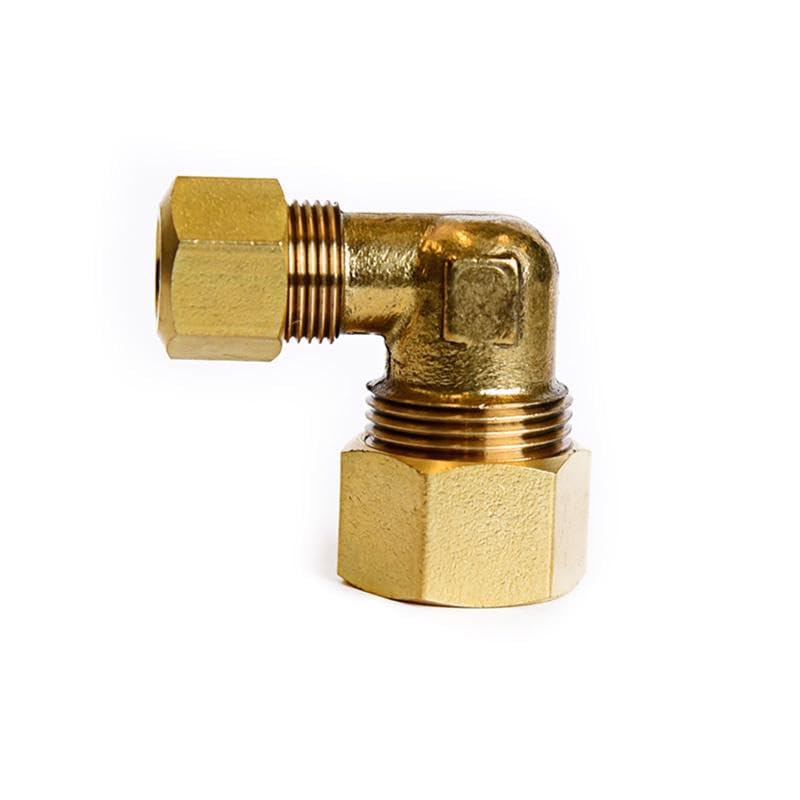 5/8 in. Compression X 3/8 in. D Compression Brass 90 Degree Elbow