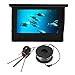 Telecamera per Pesca Subacquea, Ecoscandaglio Visivo HD con Schermo TN da 4,3 Pollici, Telecamera Impermeabile di profondità IP68 con 12 Perline Luminose (UE) immagine