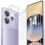 【Sensible al Tacto】: el grosor del vidrio templado es de solo 0,33 mm y la superficie tiene una capa oleofóbica, que puede reducir las huellas dactilares residuales y las manchas de aceite durante el uso diario. Esto asegura que la pantalla responda rápidamente y toques de pantalla 100% precisos.