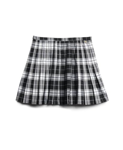 Superdry Para Mujer. W7210208A Minifalda Plisada A Cuadros Negro (S), Casual, PoliéSter - 5