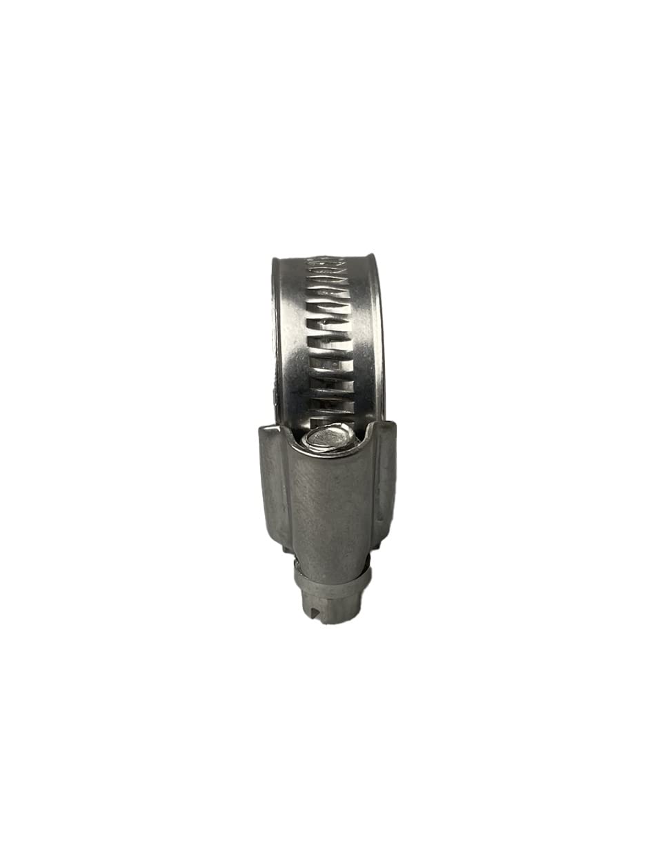 Hi-Grip Hose Clamps Clips Stainless Steel - British Type - Pipe Clamp 17-25mm, 4PCS, Silver - Image 4