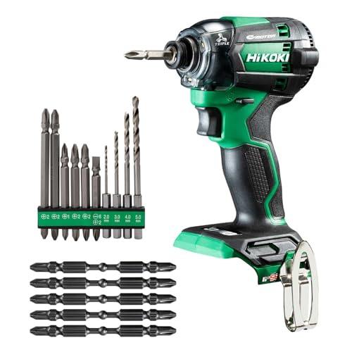 �y�Z�b�g�����z HiKOKI(�n�C�R�[�L) 18V�[�d���C���p�N�g�h���C�o WH18DC(NN) + �r�b�g�Z�b�g(10�{��) 0040-1000 + �͂��ԃr�b�g(�X�����_�[/5�{��) 0033-5701