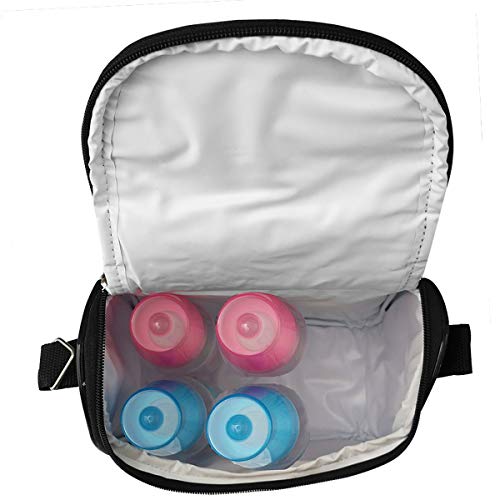 Bolsa Térmica Mochila para Marmitas Lanches Lançamento (Rosa)