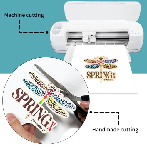 Image of Printable Heat Transfer Paper, 8.5 inchx11 inch 20pcs Iron on Light Fabric