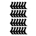 Produktbild 6 | 12 | 24 Paar Socken Herren Damen Schwarz Baumwolle Business Socken 10700 (Schwarz 24 Paar 39-42)