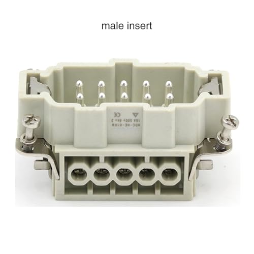 Conector HE-010 rectangular de 10 núcleos para estaciones de control y robótica avanzada 5