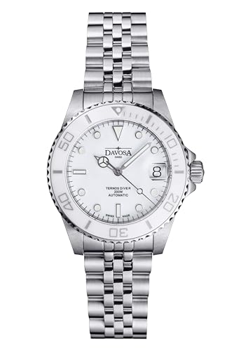 - Colore della cassa: argento Davosa TERNOS MEDIUM AUTOMATIC 16619501 Orologio unisex