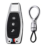 🔑【Personalisiertes Design】: Autoschlüssel Schutz Farbe: Silber/Schwarz. Ein stilvolles Erscheinungsbild sowie klare und einzigartige Linien und ist ein großartiges Zubehör zum Personalisieren und Aufwerten alter und schmutziger Schlüssel.