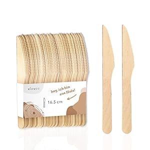 Wisefood 1 Holzmesser Einweg 500 Stück