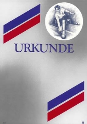 Kegeln / 310 / 1202 / Damen / PC-Urkunden (170 g/m²) 100 Stk