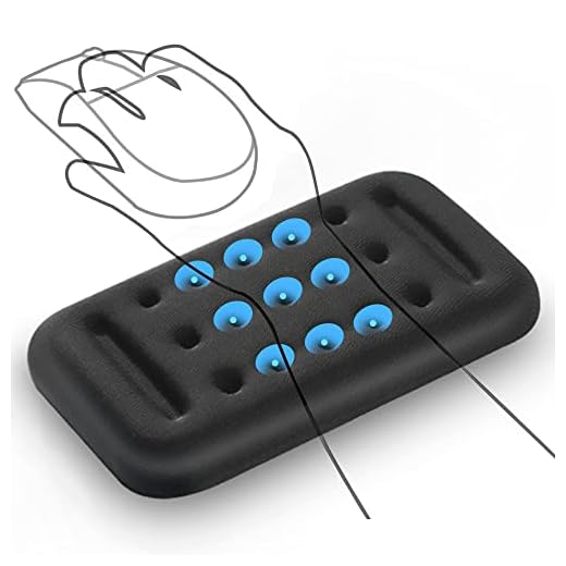 Wrist Rest for Mouse, Mouse Wrist Rest, Lekvey Mouse Pad Wrist Support, Ergonomic Memory Foam Gel Wrist Rest with Massage Holes, Pain Relief Mouse Wrist Cushion for Laptop, Office, Gaming, Black