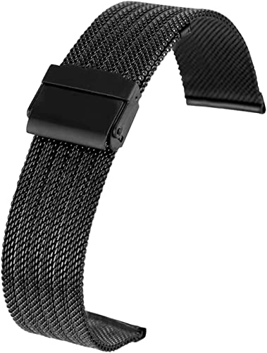 Bracelet de montre en acier inoxydable premium, maille milanaise haut de gamme pour horlogerie