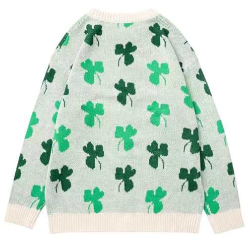 Image of Women's Funny Fall Winter Animal Floral Christmas Tree Long Sleeve Button Knit Cardigan Sweater