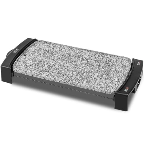 Cecotec Plancha de Asar Eléctrica Rock&Water 2500. 2150 W de potencia, Apta para Limpieza en...