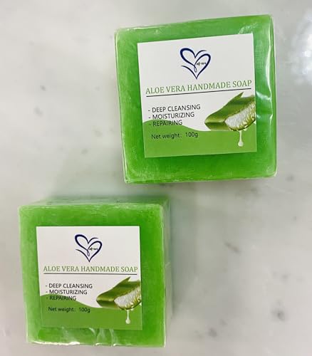 Image of Generic Soap de Aloe Vera Self- Care Jabon de Savila, hidratante y limpia tu piel, 1 Count (Pack of 1)