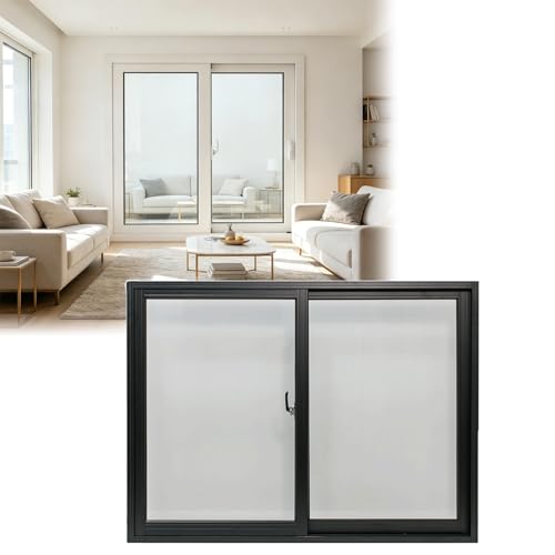 Black Horizontal Sliding Window 42x23in for Sheds & Chicken Coops,